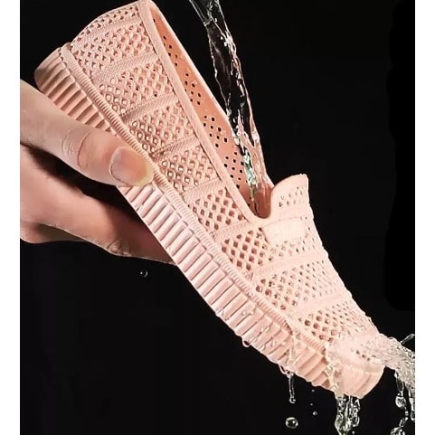 Ladies Rubber Shoe - Beige