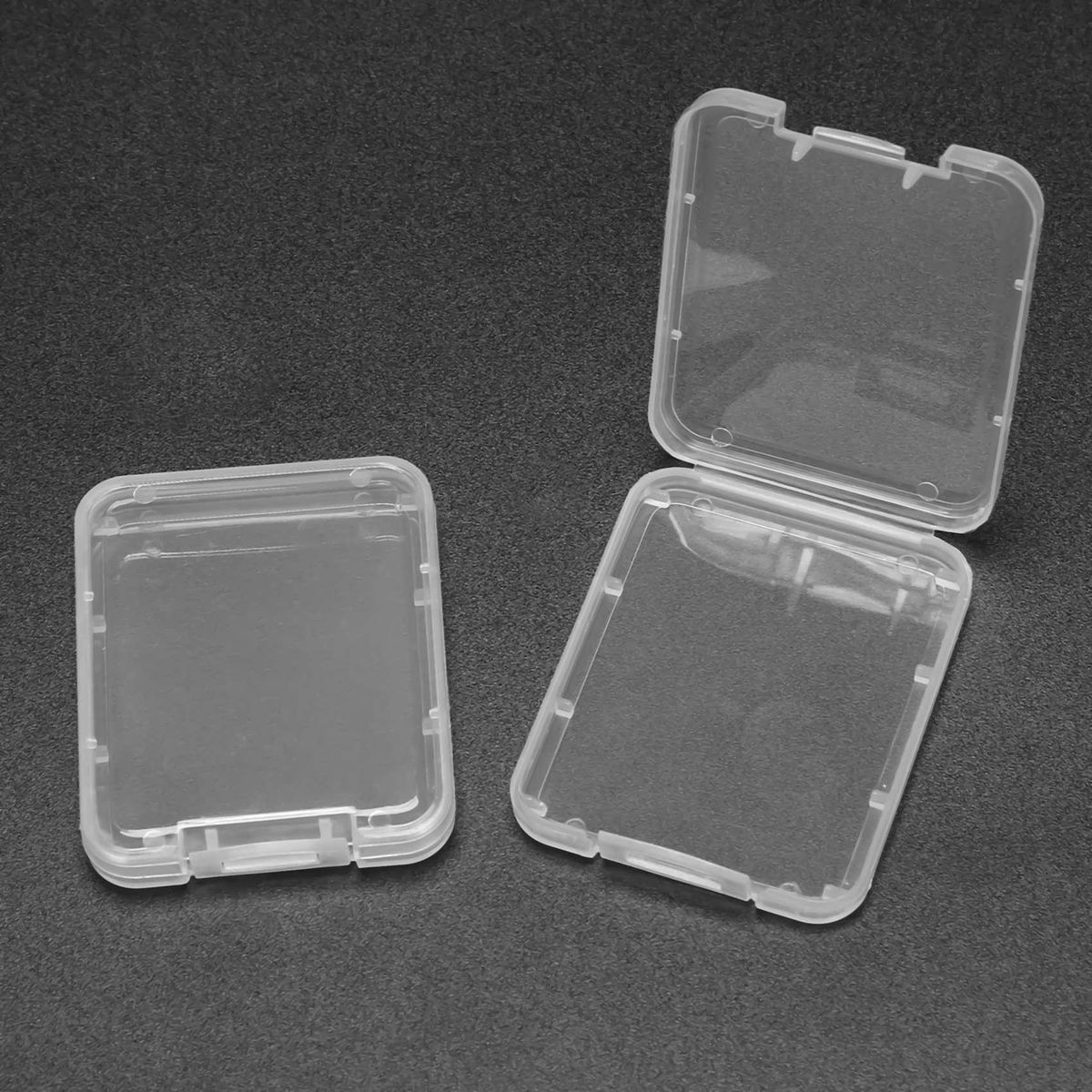 5 Series Memory Card Case Box Protective Case for SD SDHC XD CF Card White transparent