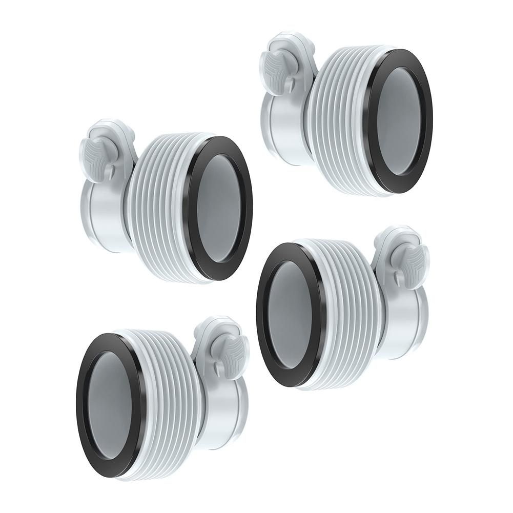 1.25inch to 1.5inch Hose Adapters for Intex Pool,Hose Conversion Adapters B Kit to Filter Pumps and Saltwater System,4