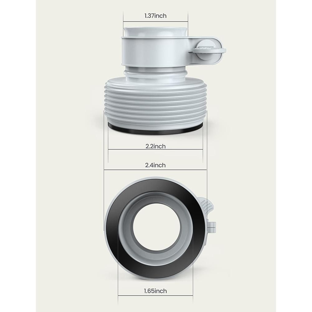 1.25inch to 1.5inch Hose Adapters for Intex Pool,Hose Conversion Adapters B Kit to Filter Pumps and Saltwater System,4