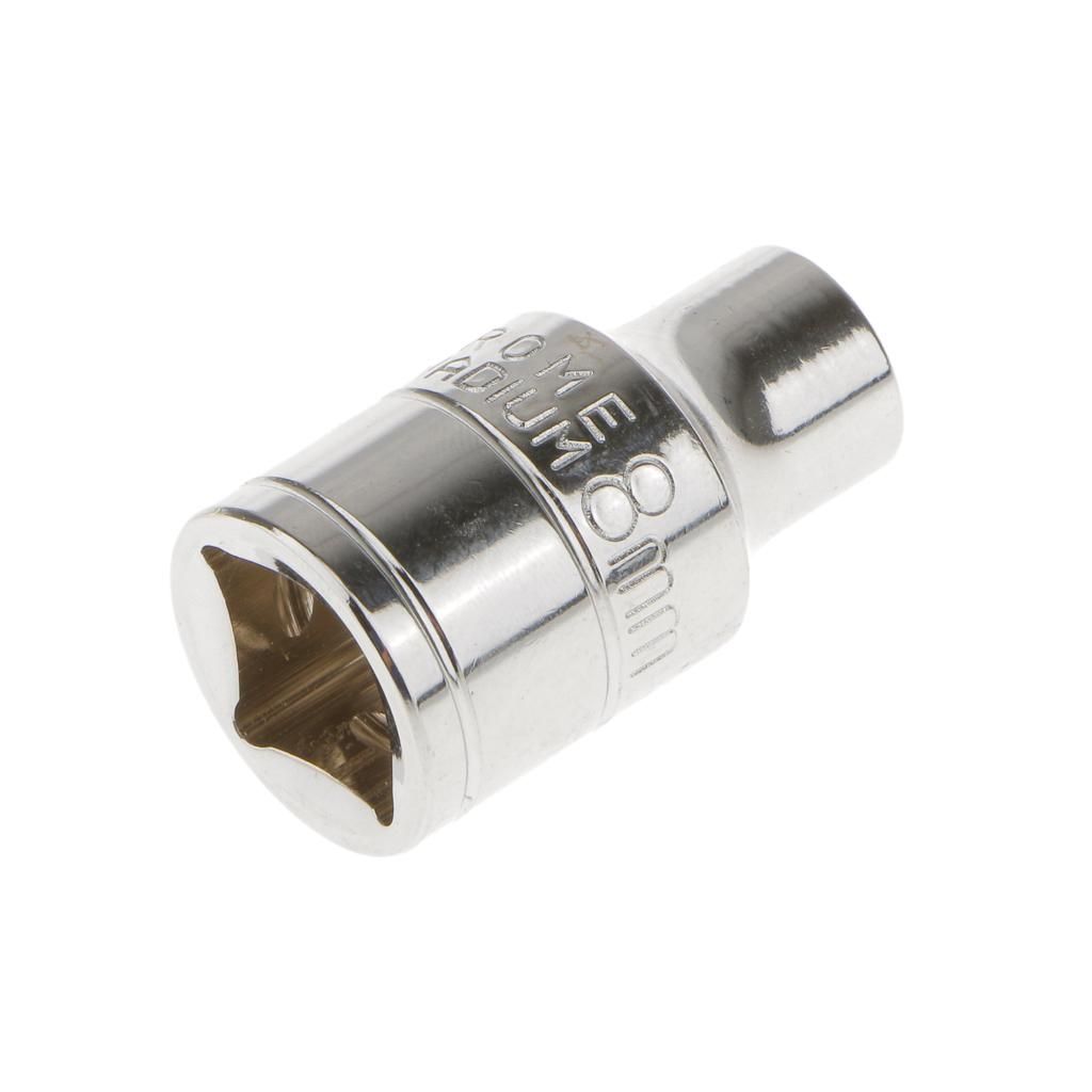 8mm Short 1/2" Drive Socket Metric Hex Hand Operated