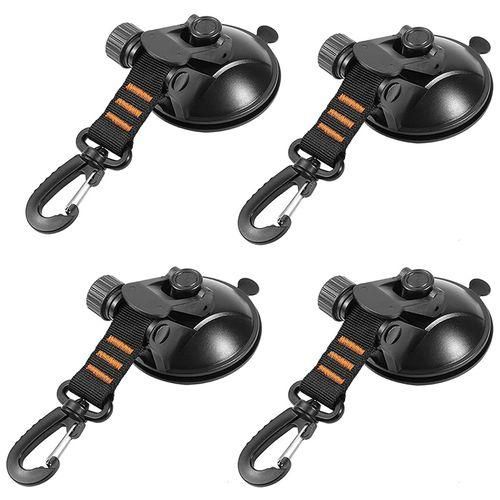 Heavy-Duty Suction Cup Anchor With Securing Hook Tie Down