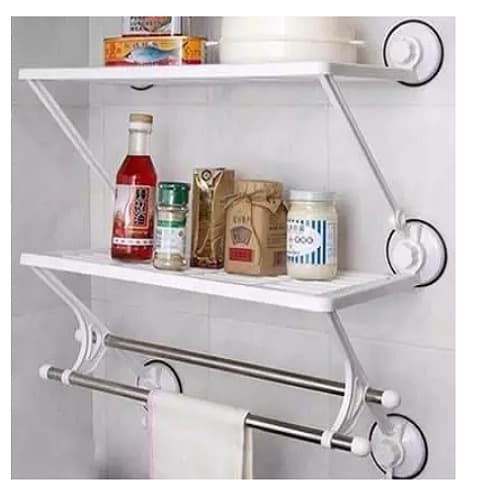 Bathroom And Kitchen Rack With Towel Hanger