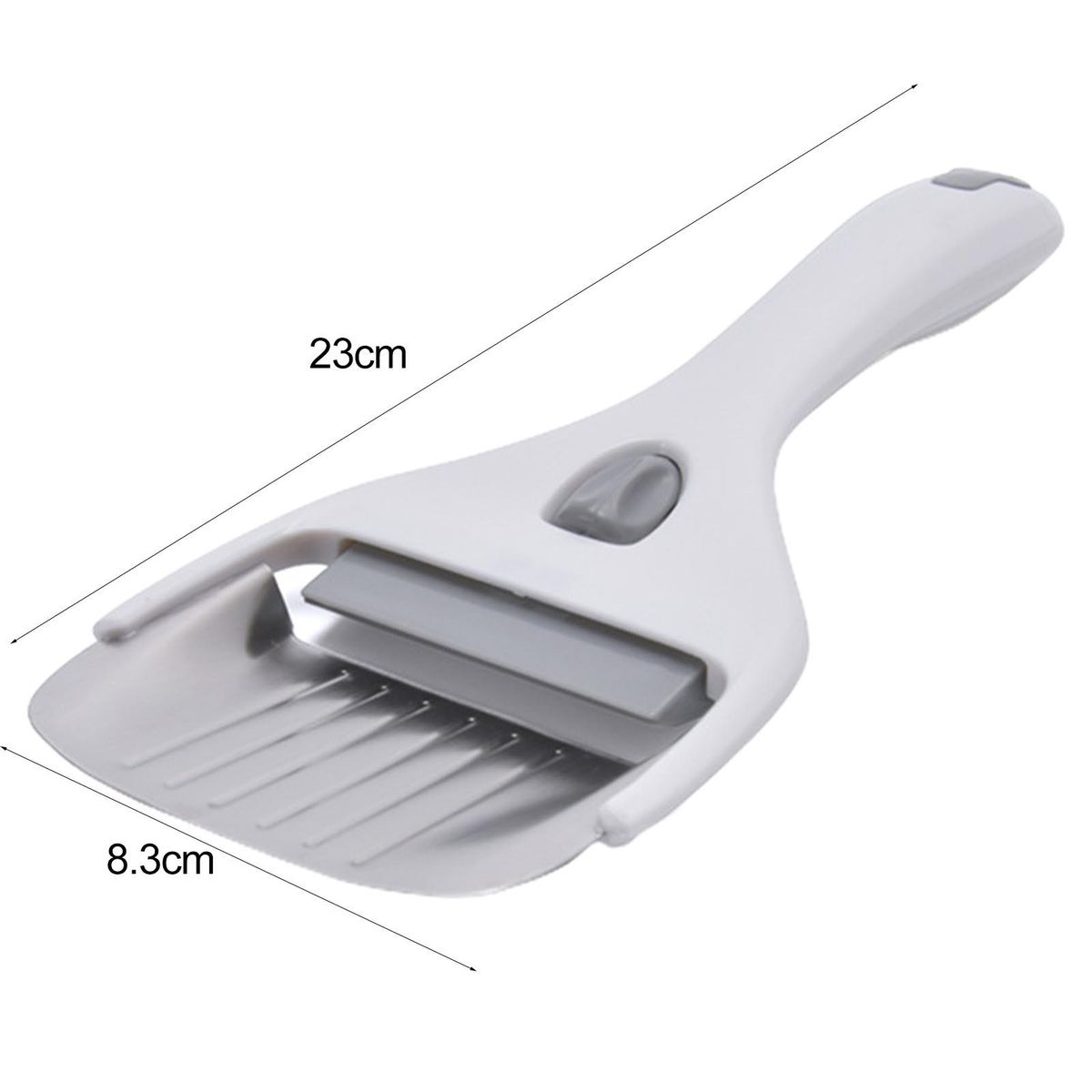 Vegetable Slicer Manual Slicer Potato Slicing Cutter White