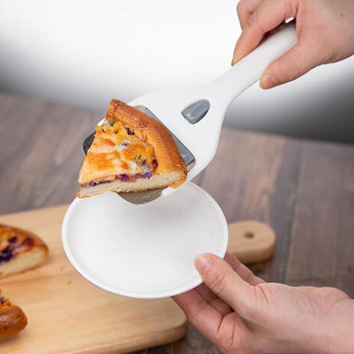 Vegetable Slicer Manual Slicer Potato Slicing Cutter White