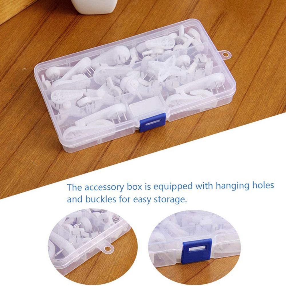40Pcs Invisible Nail Screws Wall Hooks Picture Hangers