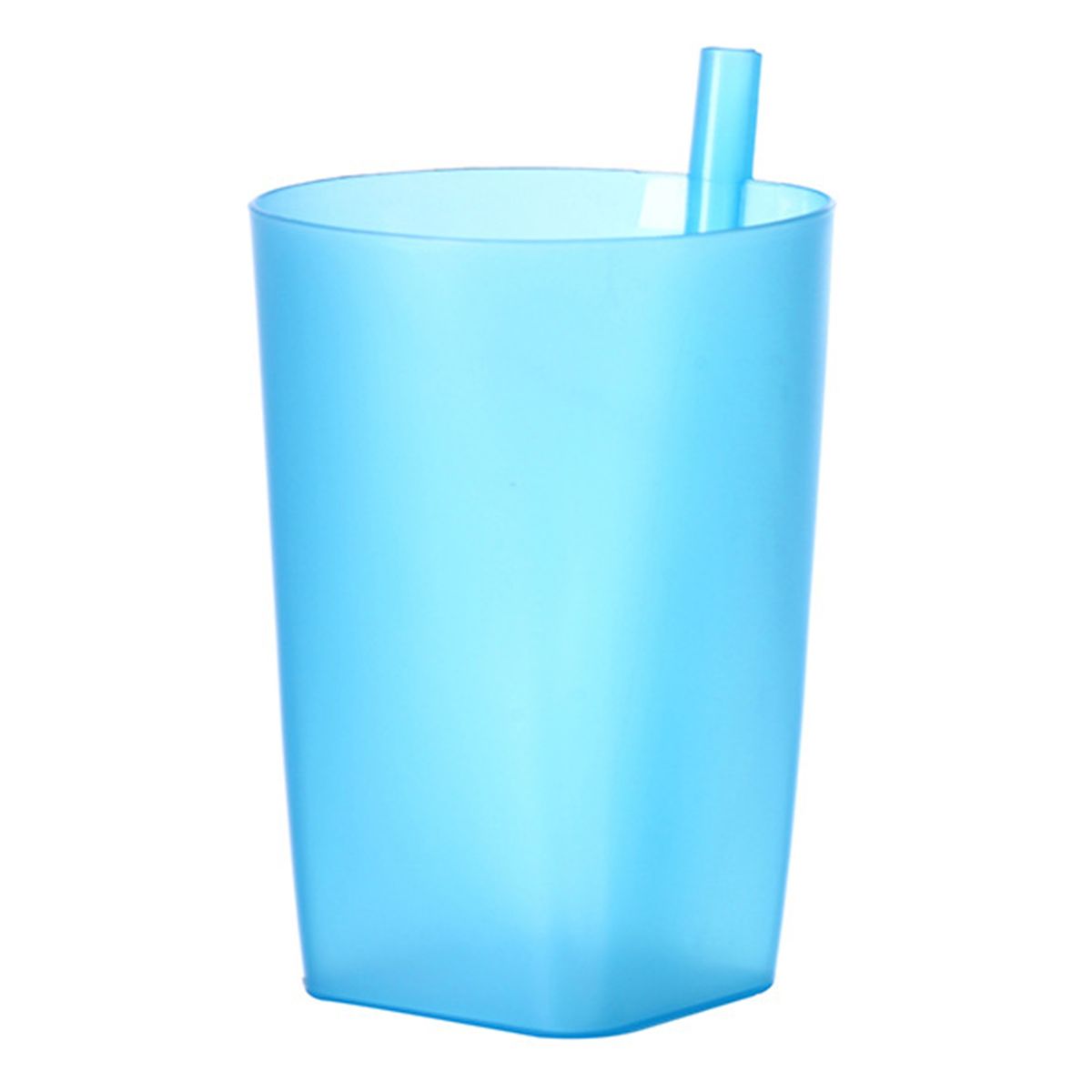 360ml380ml Straw Cup Kid Children Infant Baby Sip Cup Blue
