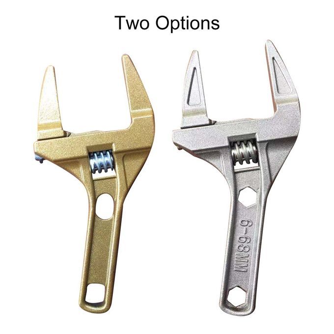 300mm Adjustable Spanner 16-68mm Open-End Wren H Short Shank Large Opening-White