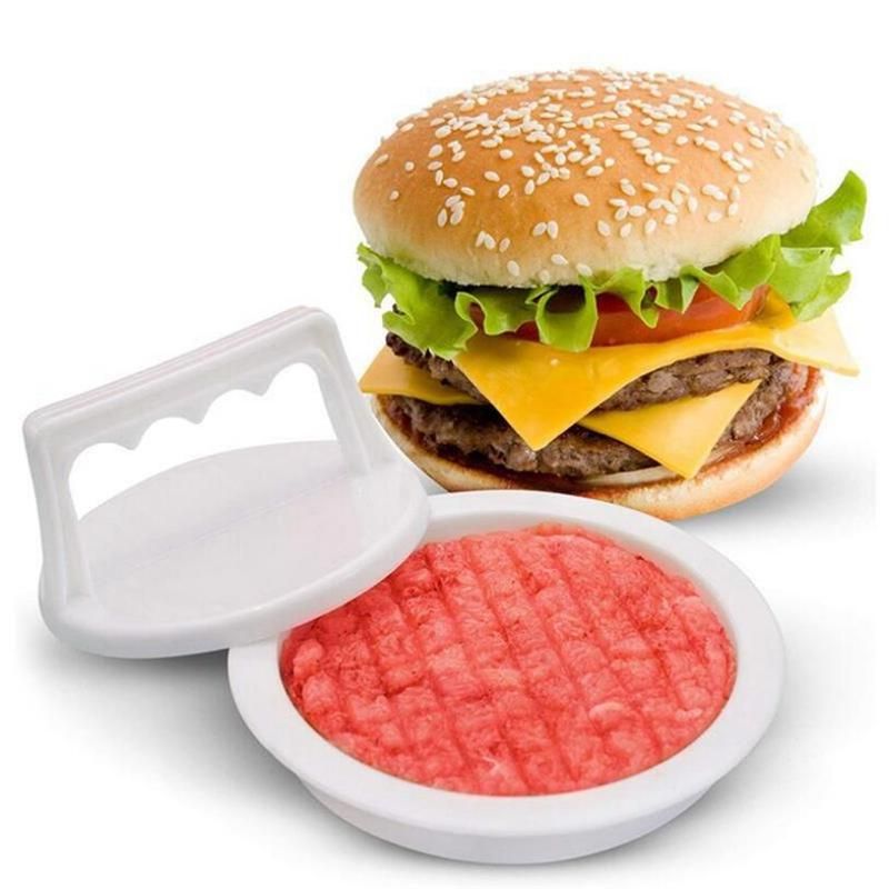 6 Pack Round Shape Hamburger Press Plastic Hamburger Meat