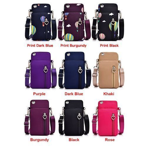 Unisex Women Men Crossbody Bag Waterproof Pocket Mobile