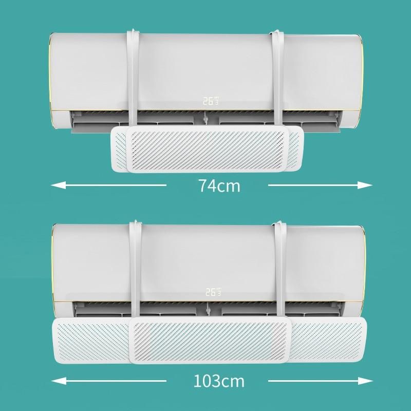 Adjustable Anti-direct Blowing Air Conditioner Cover Home Office Air Conditioning Windshield Baffle Hanging-type Air Deflector