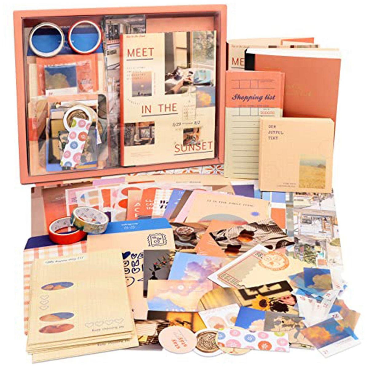 Aesthetic Scrapbook Kit,Junk Journal Kit with