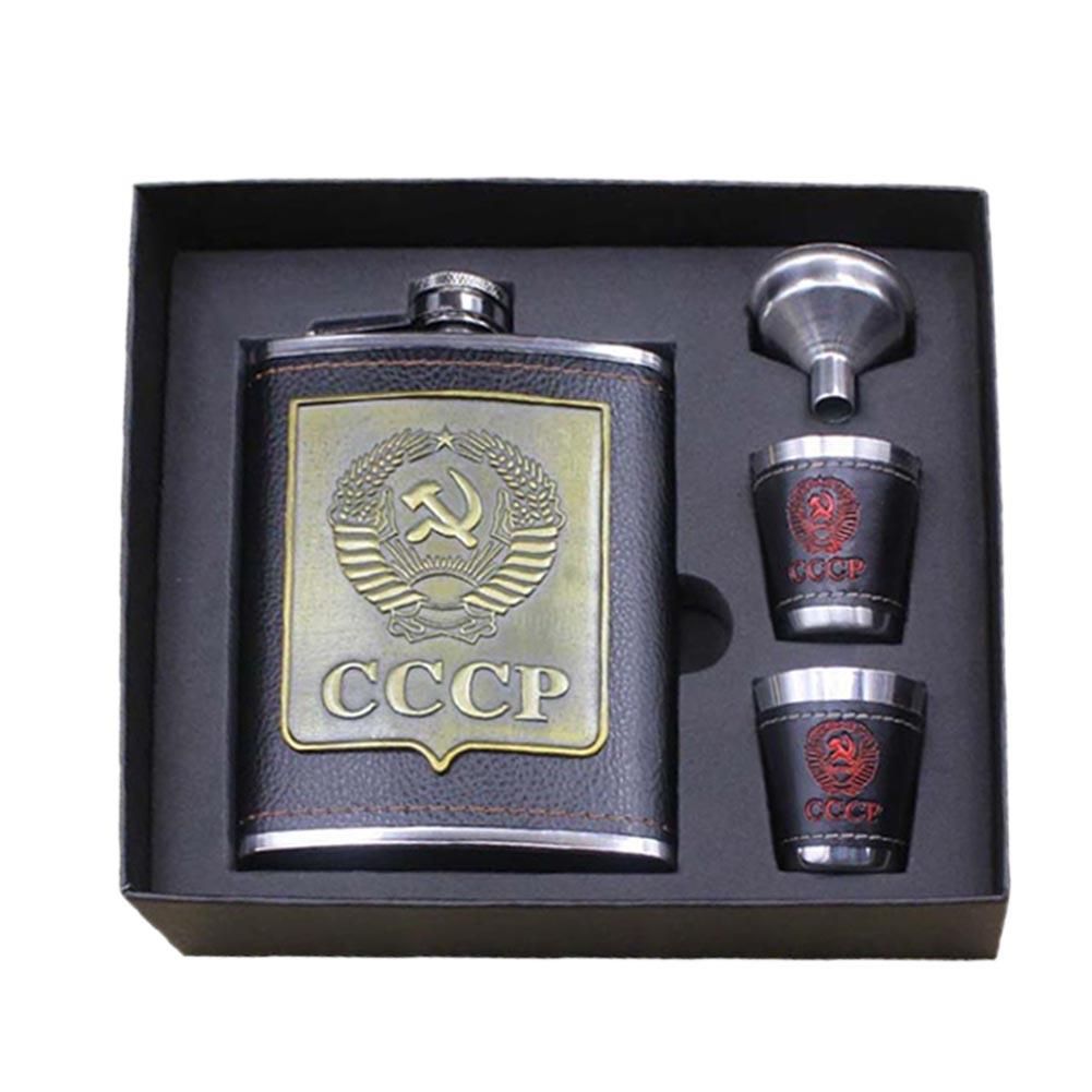 8oz Stainless Steel Hip Flask For Alcohol Whiskey Wine