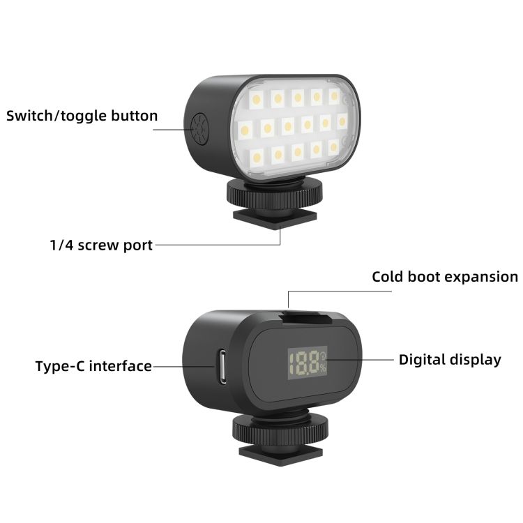 PULUZ Colorful RGB LED Video Light