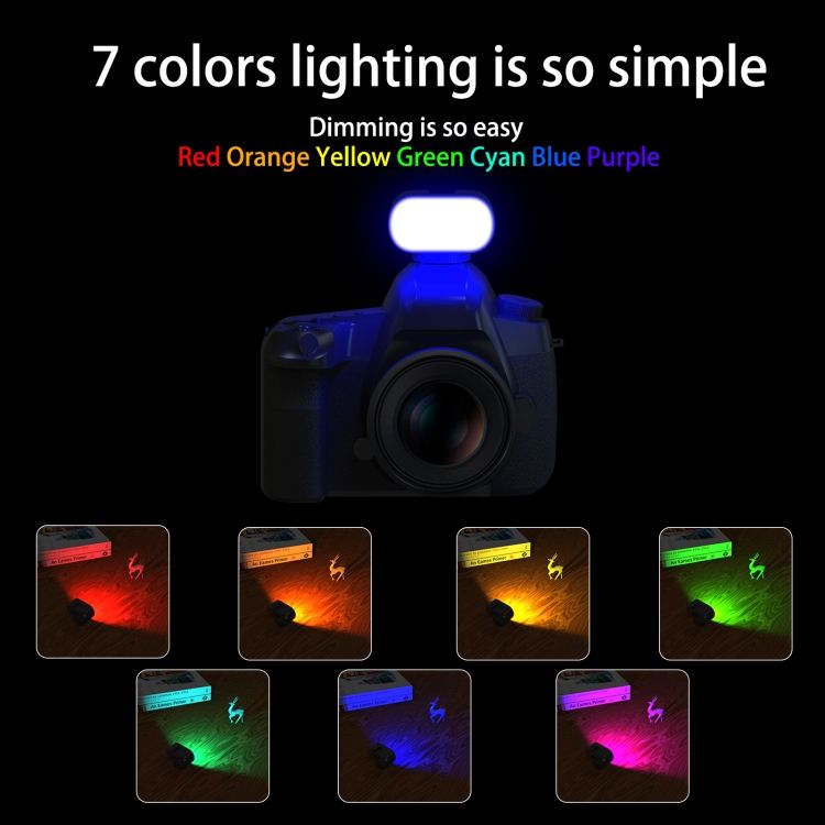 PULUZ Colorful RGB LED Video Light