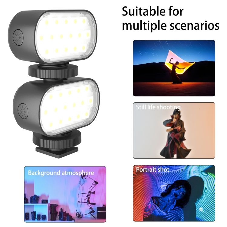 PULUZ Colorful RGB LED Video Light