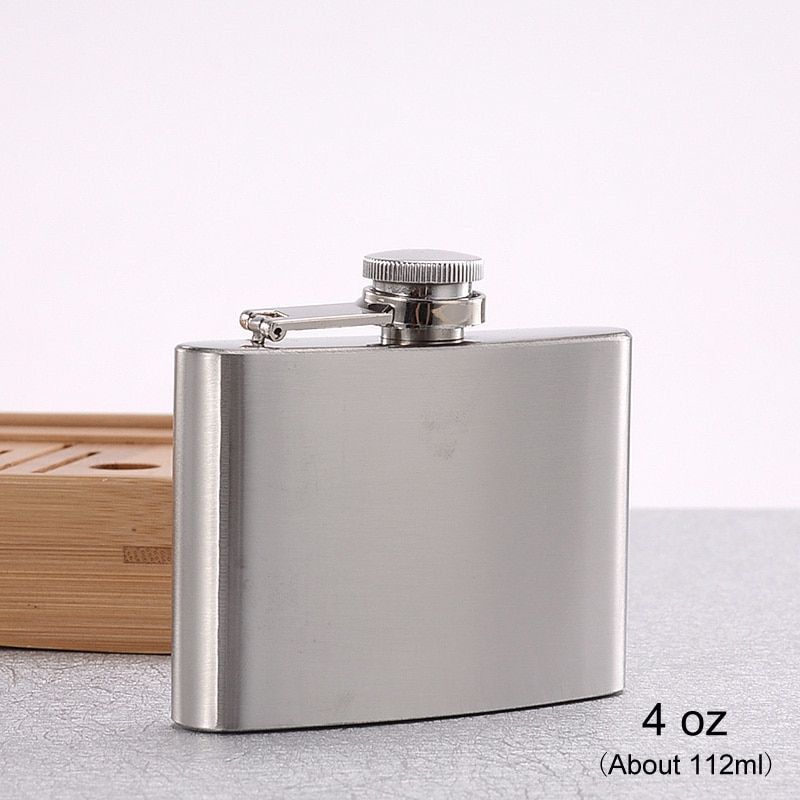 1-10 Oz Stainless Steel Hip Flask Whiskey Alcohol Pocket
