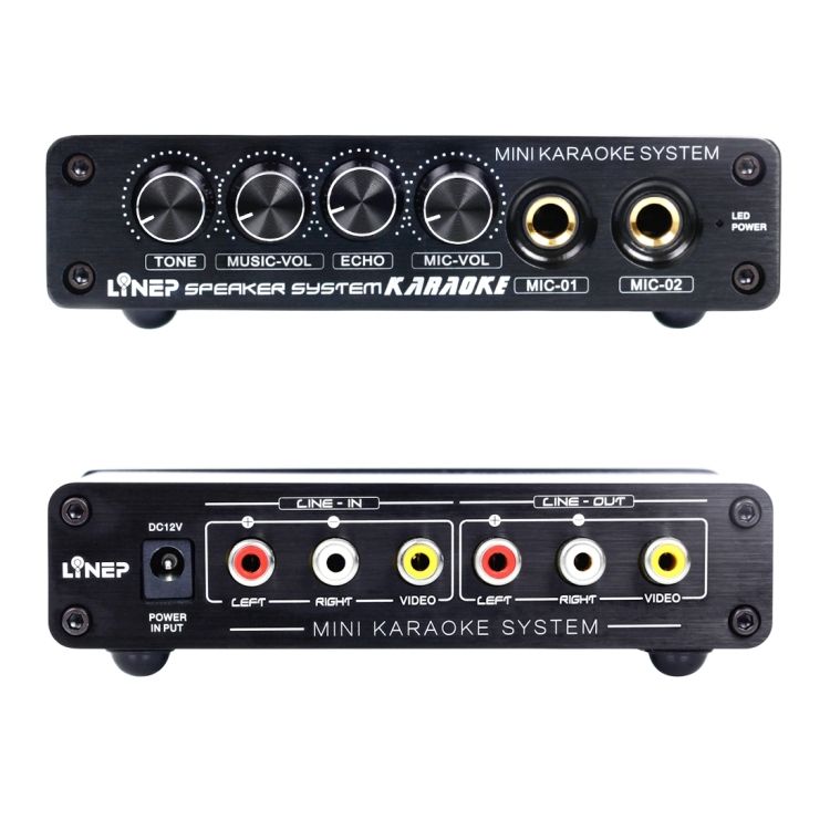 A933 Mini Karaoke Machine System Sound Mixer Amplifier
