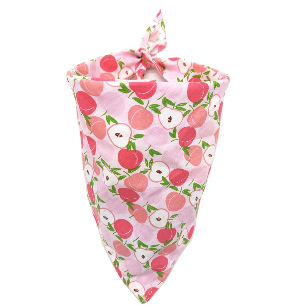 Pet Dog Bandana Fruit Print Small Dog Cat Scarf Adjustable