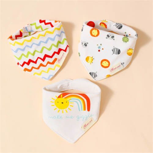 Children's 3-in-1 Triangular Bib