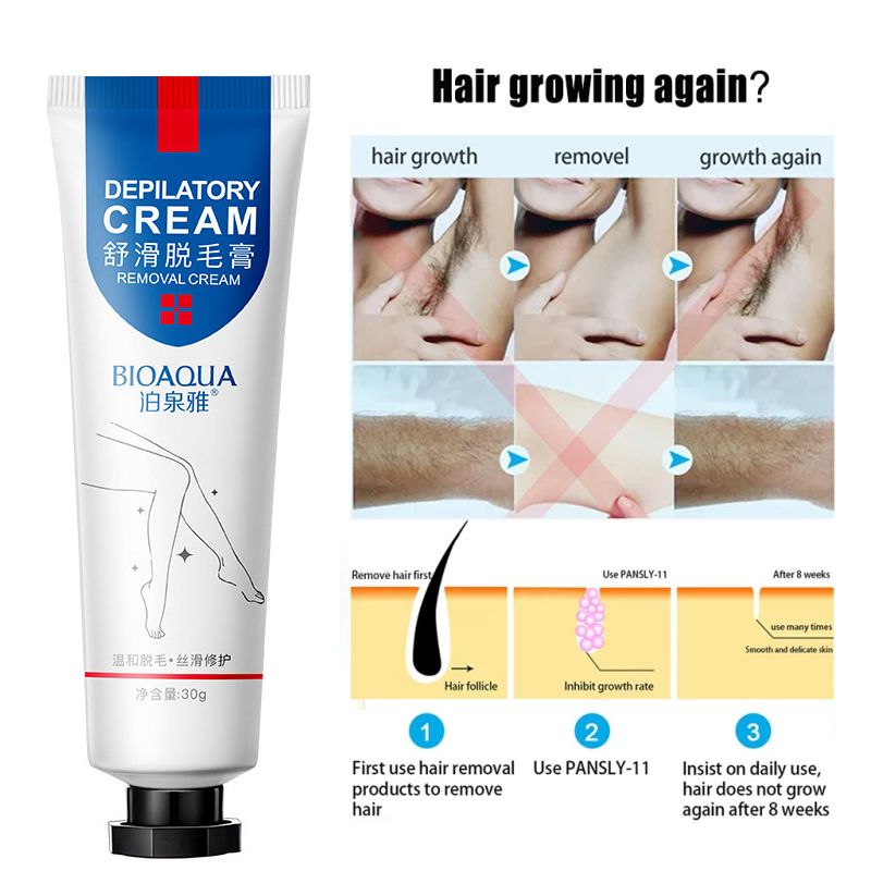 Effective Hair Removal Cream Body Painless Depilatory Cream