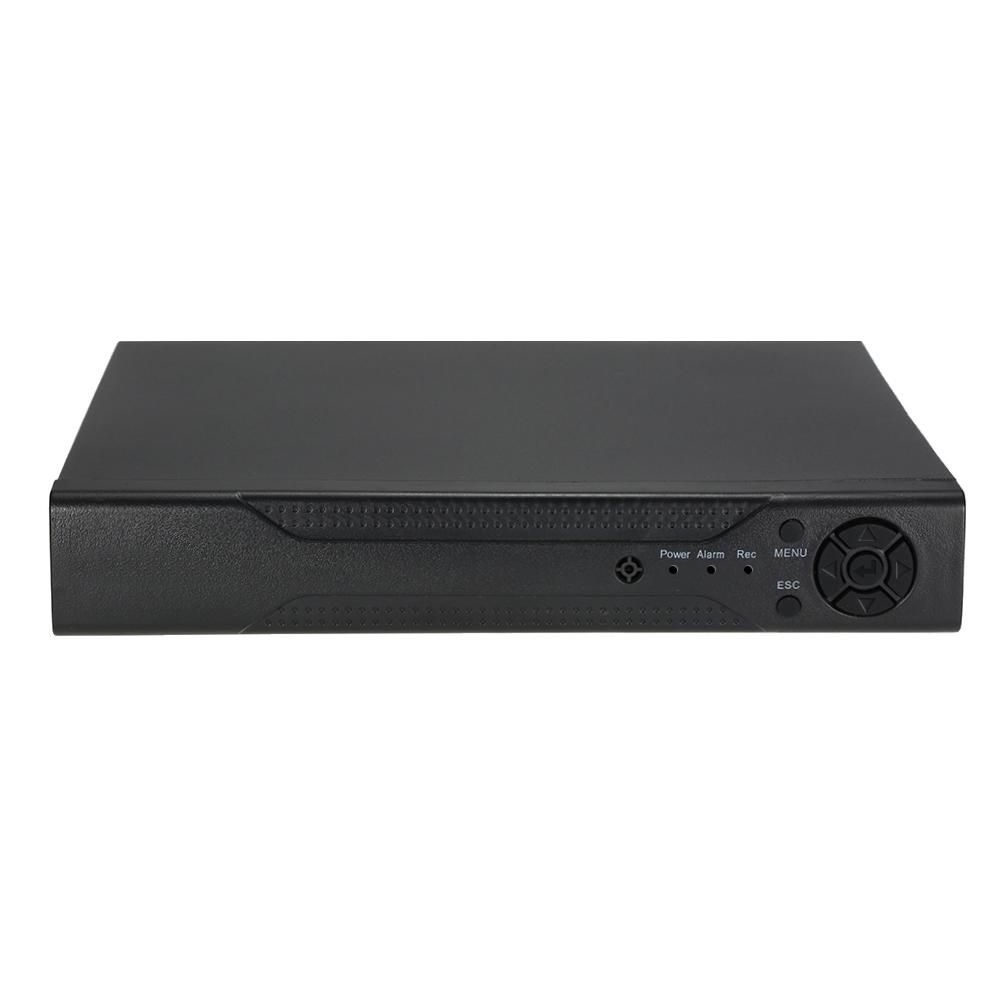 4CH 1080P Hybrid NVR AHD TVI CVI DVR 5-in-1 Digital Video Recorder P2P Cloud Network Plug and Play APP Viewing Motion Detection PTZ Security Camera Surveillance System
