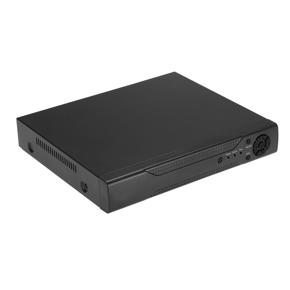 4CH 1080P Hybrid NVR AHD TVI CVI DVR 5-in-1 Digital Video Recorder P2P Cloud Network Plug and Play APP Viewing Motion Detection PTZ Security Camera Surveillance System