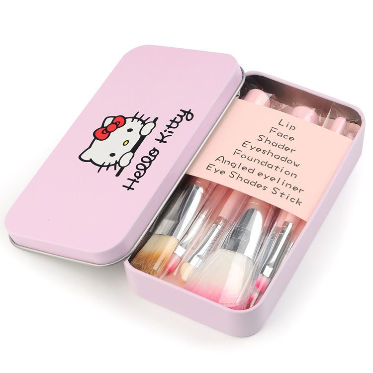 7pcs Sanrio Hello Kitty Makeup Brush Tool Makeup Eye Shadow