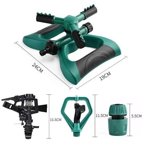 Lawn Sprinkler, Automatic 360 Rotating Adjustable
