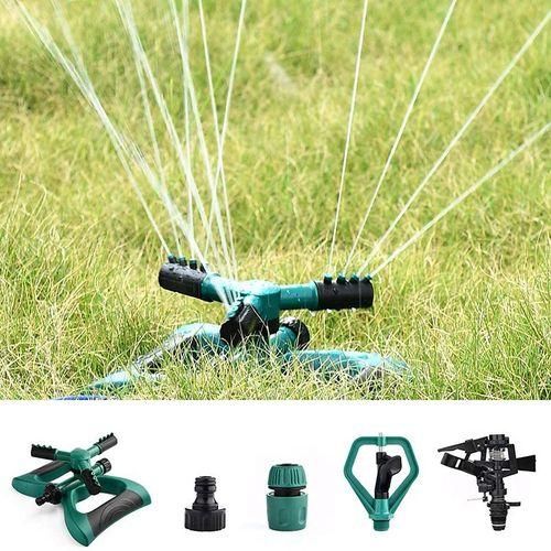 Lawn Sprinkler, Automatic 360 Rotating Adjustable