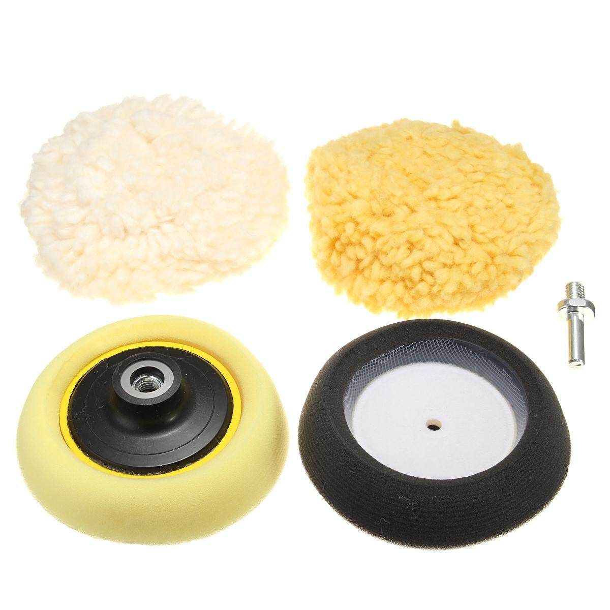 3inch Buffing Pad Car Polishing Wheel Polisher Backing Plate + M14 Drill Adapter