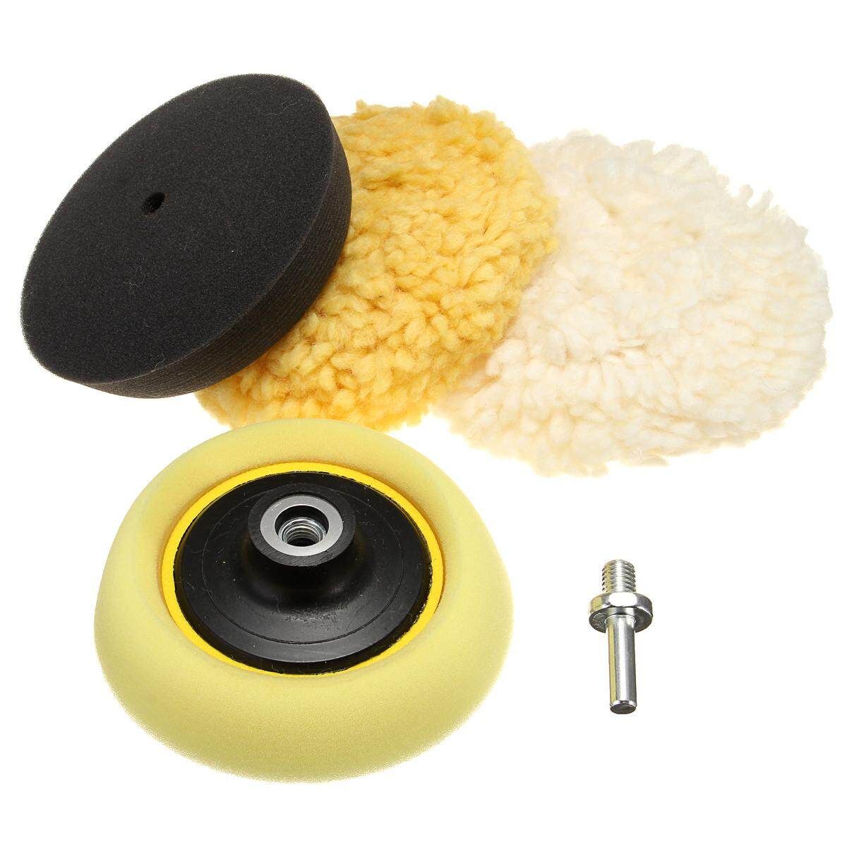 3inch Buffing Pad Car Polishing Wheel Polisher Backing Plate + M14 Drill Adapter