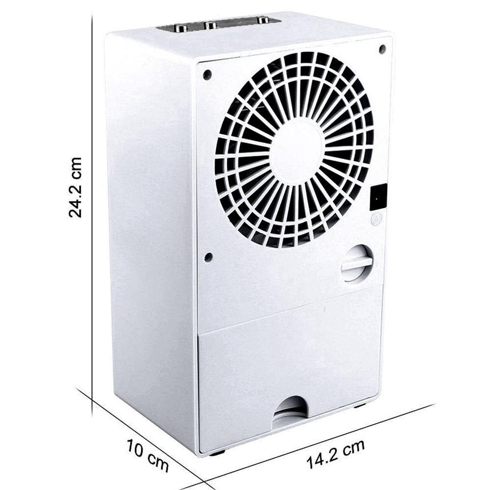 Air Conditioner Fan,Air Personal Space Cooler Small Fan Eu Plug White