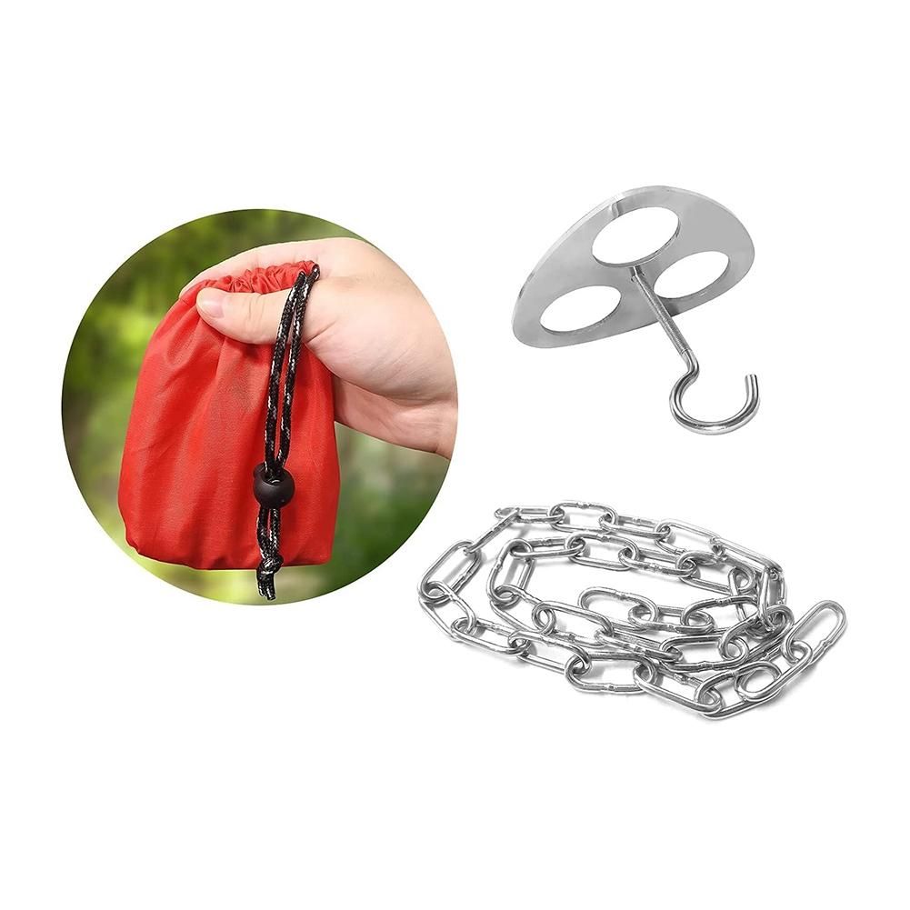 Multiple colors Camping Tripod Board, Stainless Steel Portable Tripod with Adjustable Hang Chain,Outdoor Cooking Hanging Cookware
