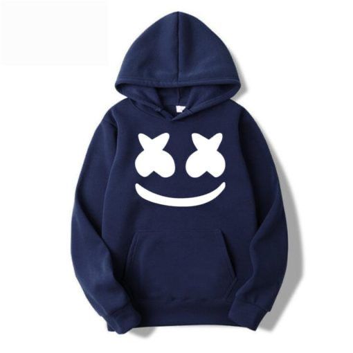 Marshmallow Hoodie Blue