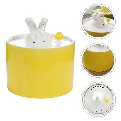 Ceramic Water Dispenser USB Charging Drinking Fountain Pet Drinking Device