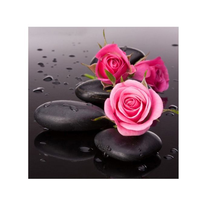 DIY 5D Diamond Painting Pink Rose Rhinestone Embroidery Full