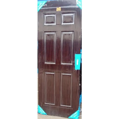 Brown America Panel Door With 4inch Frame