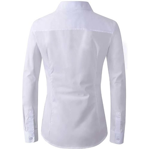 Ladies Formal Dress Shirt  - White