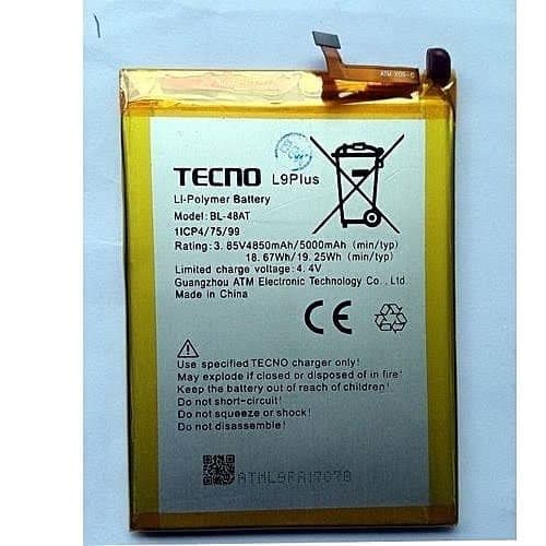 Replacement Battery For L9 Plus Bl- 48at