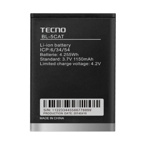 Replacement Battery For Tecno Bl-5q D5
