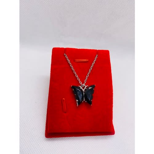 Butterfly Necklace - 5pcs - Black