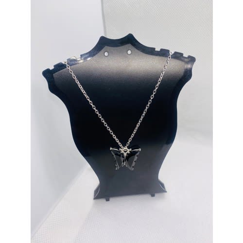 Butterfly Necklace - 5pcs - Black