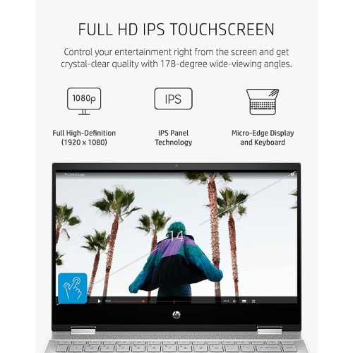 Pavilion 14 X360 -Intel Core™ i7-1TB SSD - 16GB -11th Gen -Backlit Keyboard- 14"-Wins 11