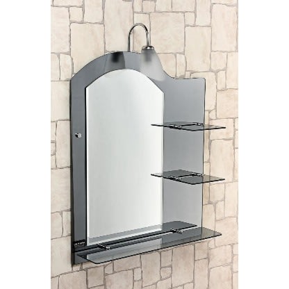 Plain Mirror With Three Shelf