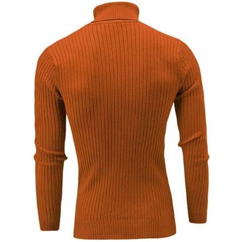 Turtleneck Shirt For Men & Women- Brown