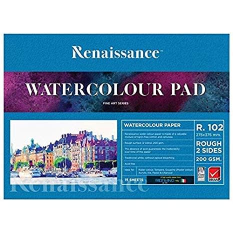 Watercolor Pad -15x11cm -R102