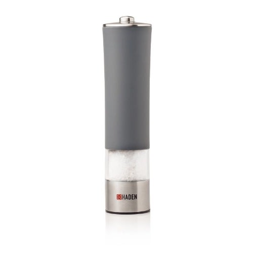 Electronic Stainless Steel Salt And Pepper Mill Set Of 2 With Adjustable Ceramic Grinder