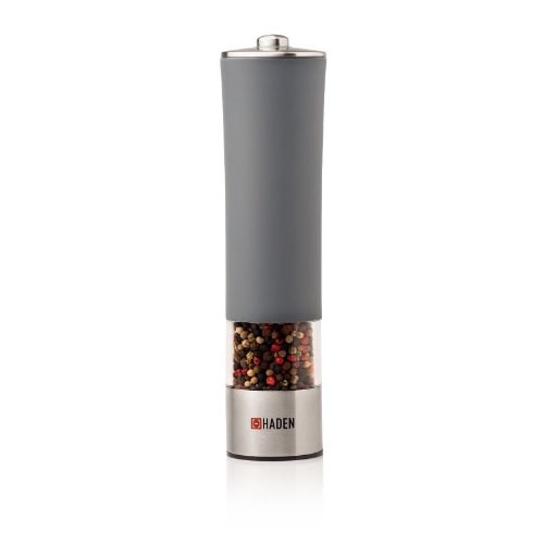 Electronic Stainless Steel Salt And Pepper Mill Set Of 2 With Adjustable Ceramic Grinder