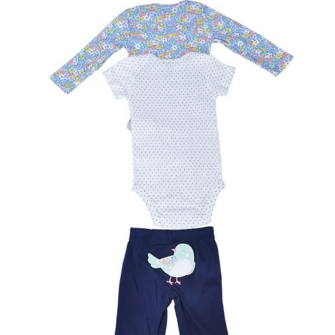 3-piece Flower Printed Set
